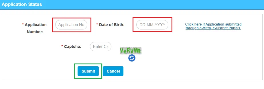Driving Licence Status Procees